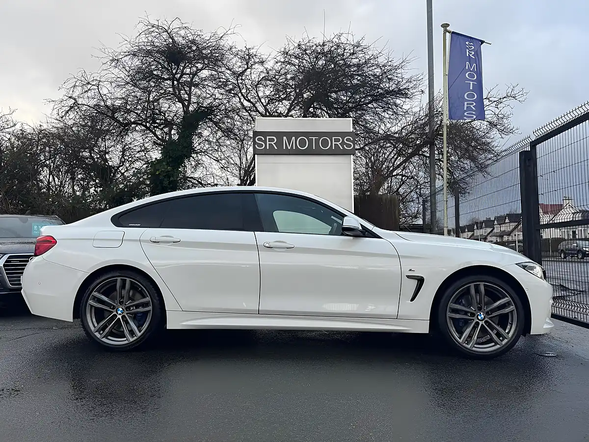 Used 2019 BMW 4 Series Gran Coupe M Sport White - Interior and Exterior details 6