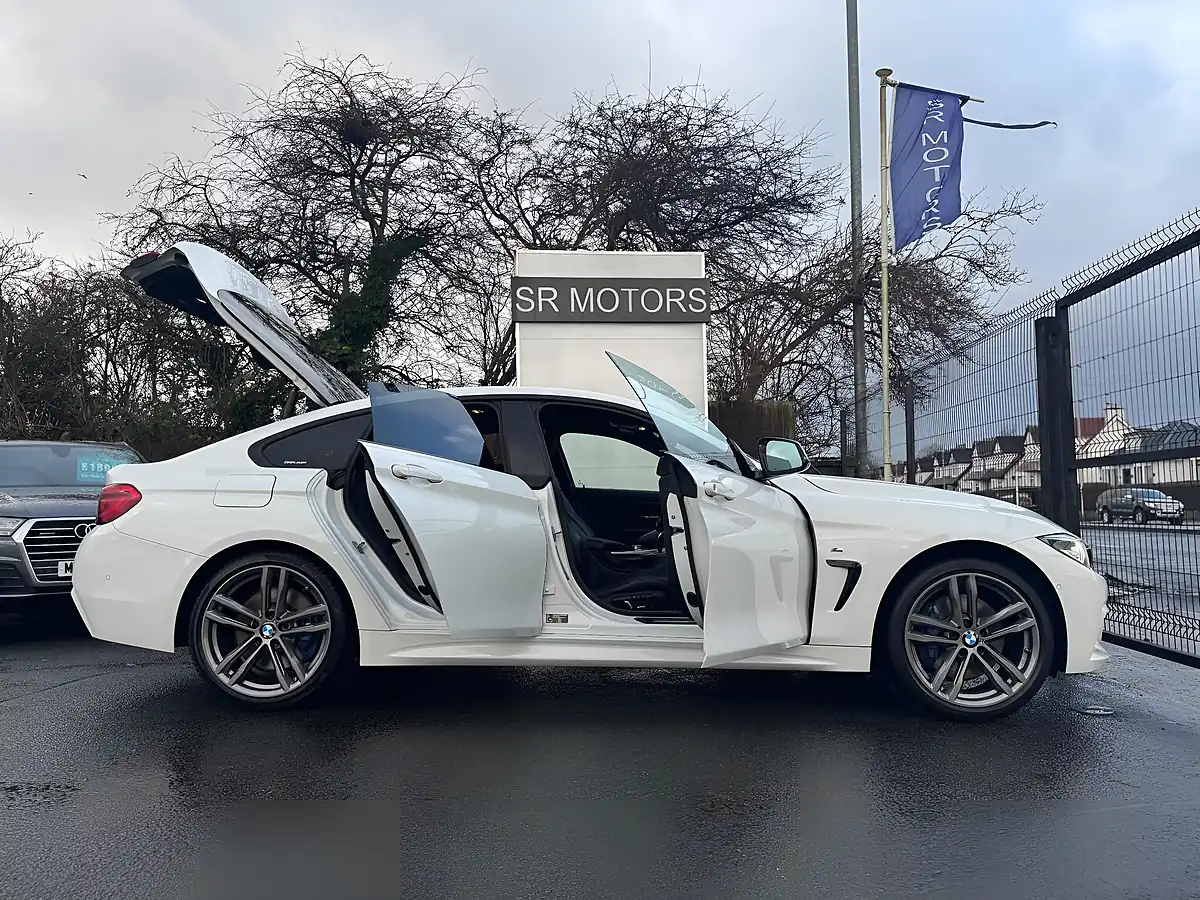Used 2019 BMW 4 Series Gran Coupe M Sport White - Interior and Exterior details 7