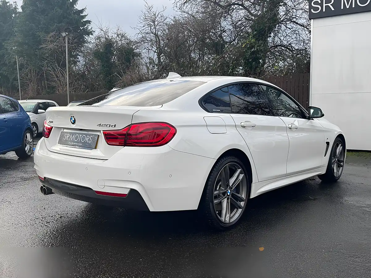 Used 2019 BMW 4 Series Gran Coupe M Sport White - Interior and Exterior details 8