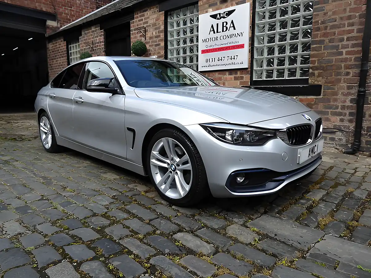 Used 2019 BMW 4 Series Gran Coupe Sport Silver - Front View