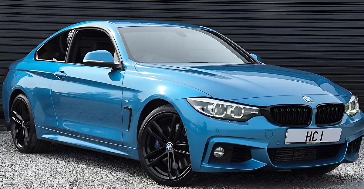 Used 2019 BMW 4 Series M Sport Blue - Front View