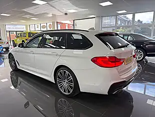 Used 2019 BMW 5 Series M Sport Alpine White - Interior and Exterior details 12