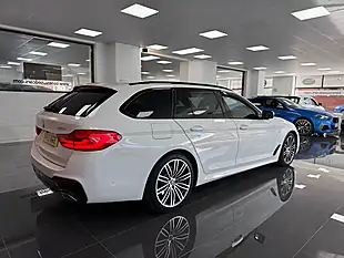 Used 2019 BMW 5 Series M Sport Alpine White - Interior and Exterior details 2