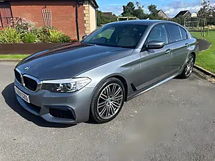 Used 2019 BMW 5 Series M Sport Blue - Interior and Exterior details 4