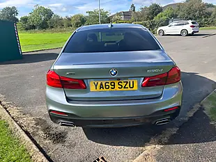 Used 2019 BMW 5 Series M Sport Blue - Interior and Exterior details 5