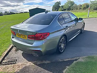 Used 2019 BMW 5 Series M Sport Blue - Interior and Exterior details 6