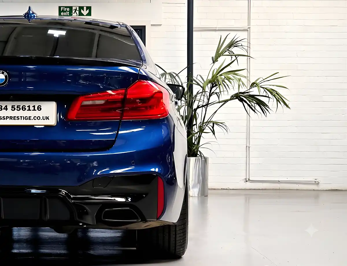 Used 2019 BMW 5 Series M Sport Mediterranean Blue - Interior and Exterior details 10