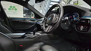 Used 2019 BMW 5 Series M Sport Mediterranean Blue - Interior and Exterior details 12