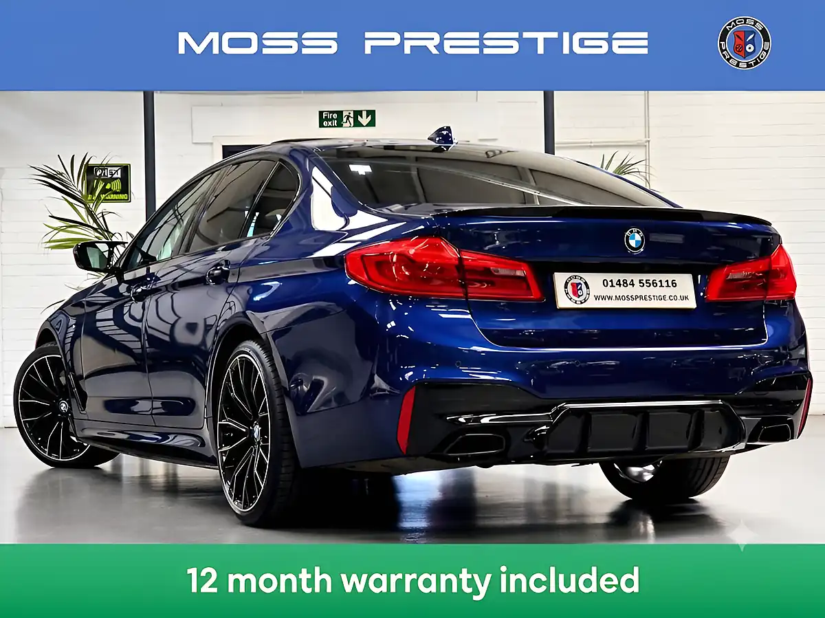 Used 2019 BMW 5 Series M Sport Mediterranean Blue - Interior and Exterior details 2