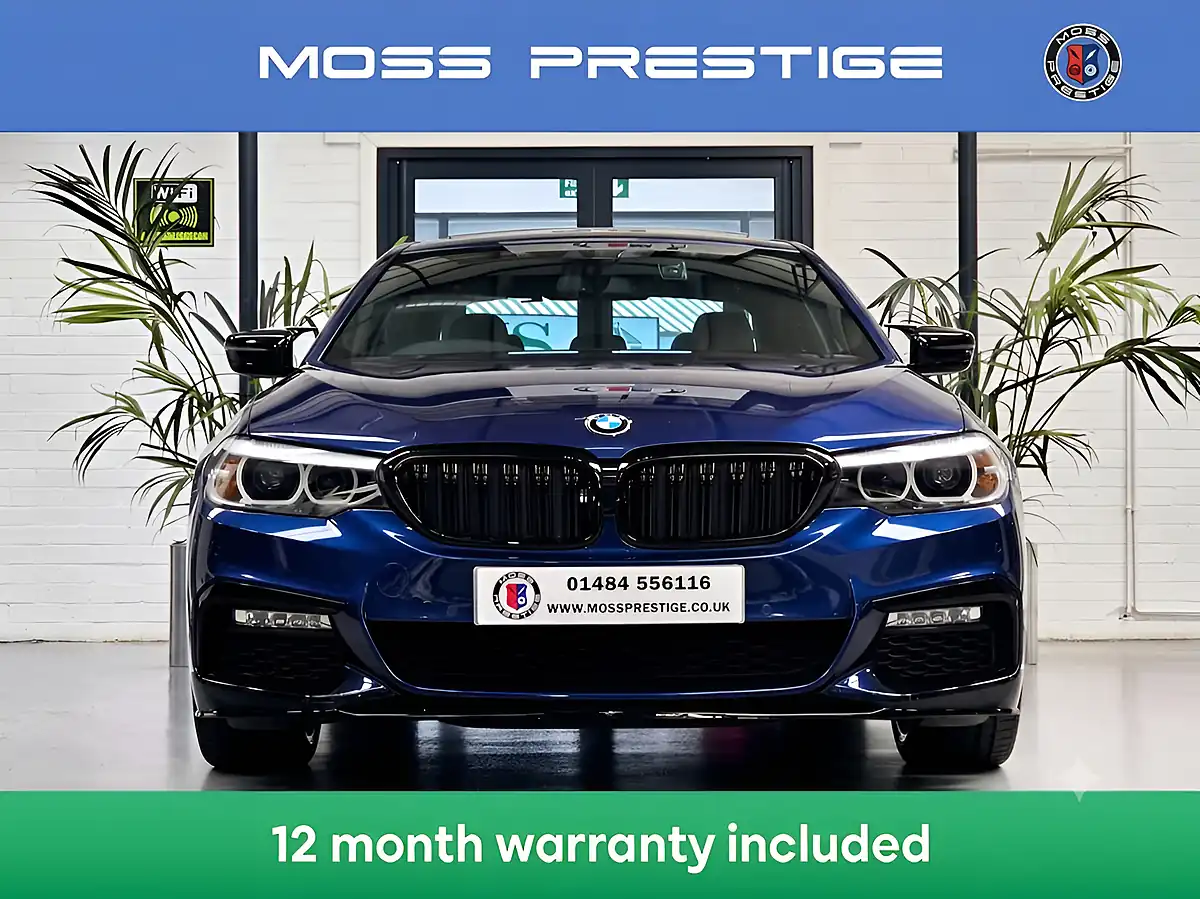 Used 2019 BMW 5 Series M Sport Mediterranean Blue - Interior and Exterior details 3