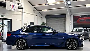 Used 2019 BMW 5 Series M Sport Mediterranean Blue - Interior and Exterior details 4