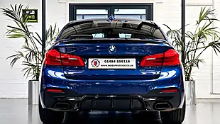 Used 2019 BMW 5 Series M Sport Mediterranean Blue - Interior and Exterior details 6