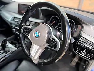 Used 2019 BMW 5 Series M Sport Mediterranean Blue - Interior and Exterior details 12