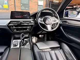 Used 2019 BMW 5 Series M Sport Mediterranean Blue - Interior and Exterior details 14