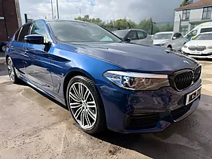 Used 2019 BMW 5 Series M Sport Mediterranean Blue - Interior and Exterior details 4