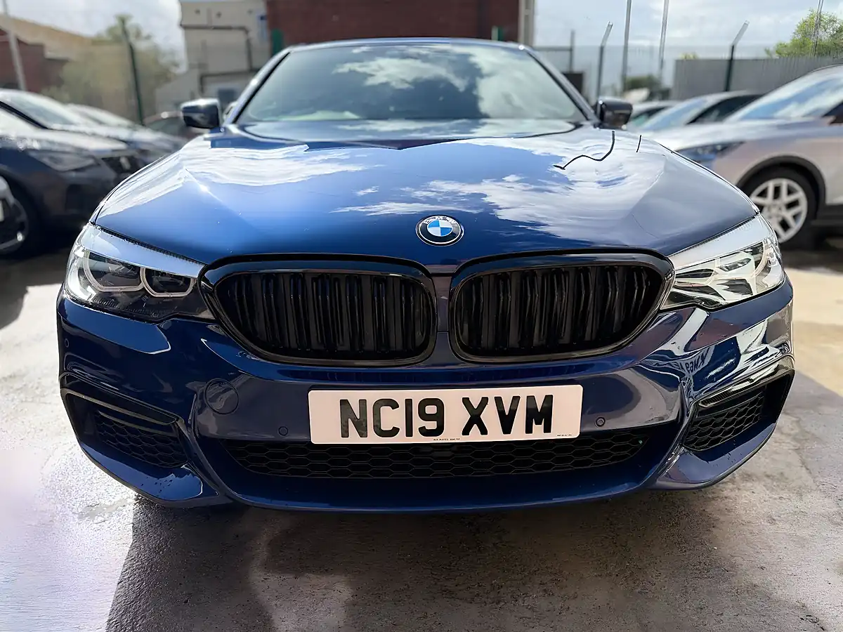 Used 2019 BMW 5 Series M Sport Mediterranean Blue - Interior and Exterior details 7