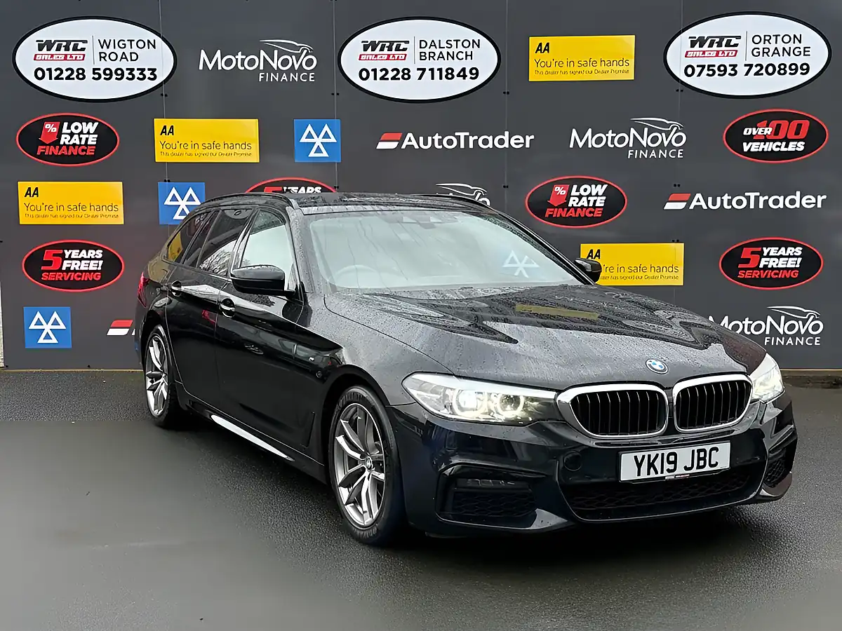 Used 2019 BMW 5 Series M Sport Touring Black - Interior and Exterior details 4
