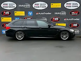 Used 2019 BMW 5 Series M Sport Touring Black - Interior and Exterior details 5