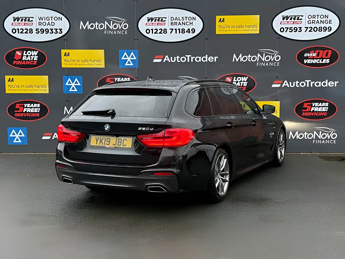 Used 2019 BMW 5 Series M Sport Touring Black - Interior and Exterior details 6