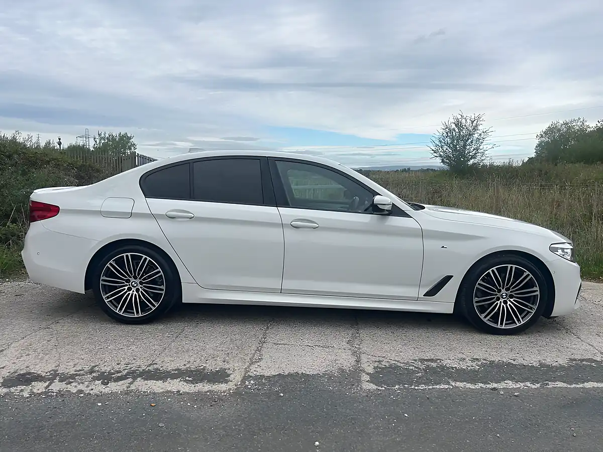Used 2019 BMW 5 Series M Sport White - Interior and Exterior details 2