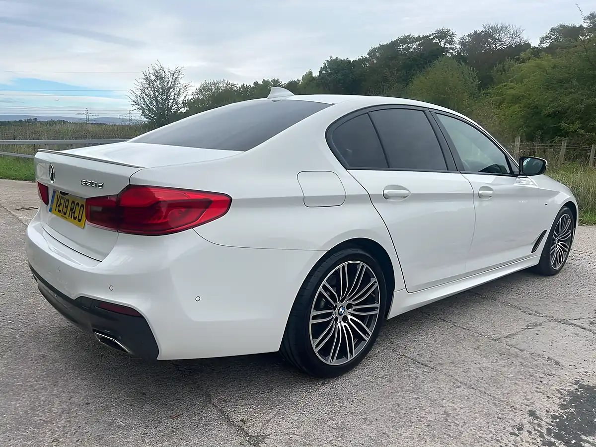 Used 2019 BMW 5 Series M Sport White - Interior and Exterior details 3