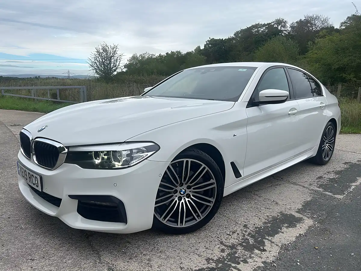 Used 2019 BMW 5 Series M Sport White - Interior and Exterior details 4