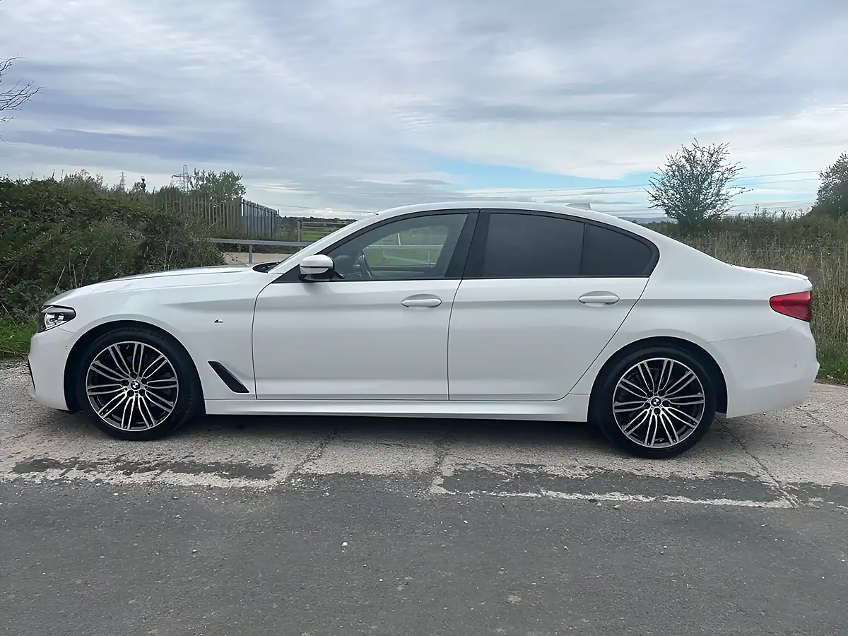Used 2019 BMW 5 Series M Sport White - Interior and Exterior details 5