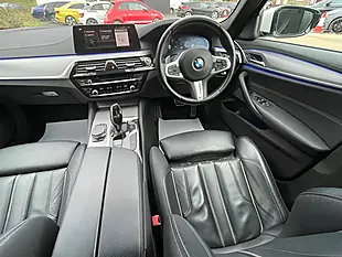Used 2019 BMW 5 Series M Sport White - Interior and Exterior details 13
