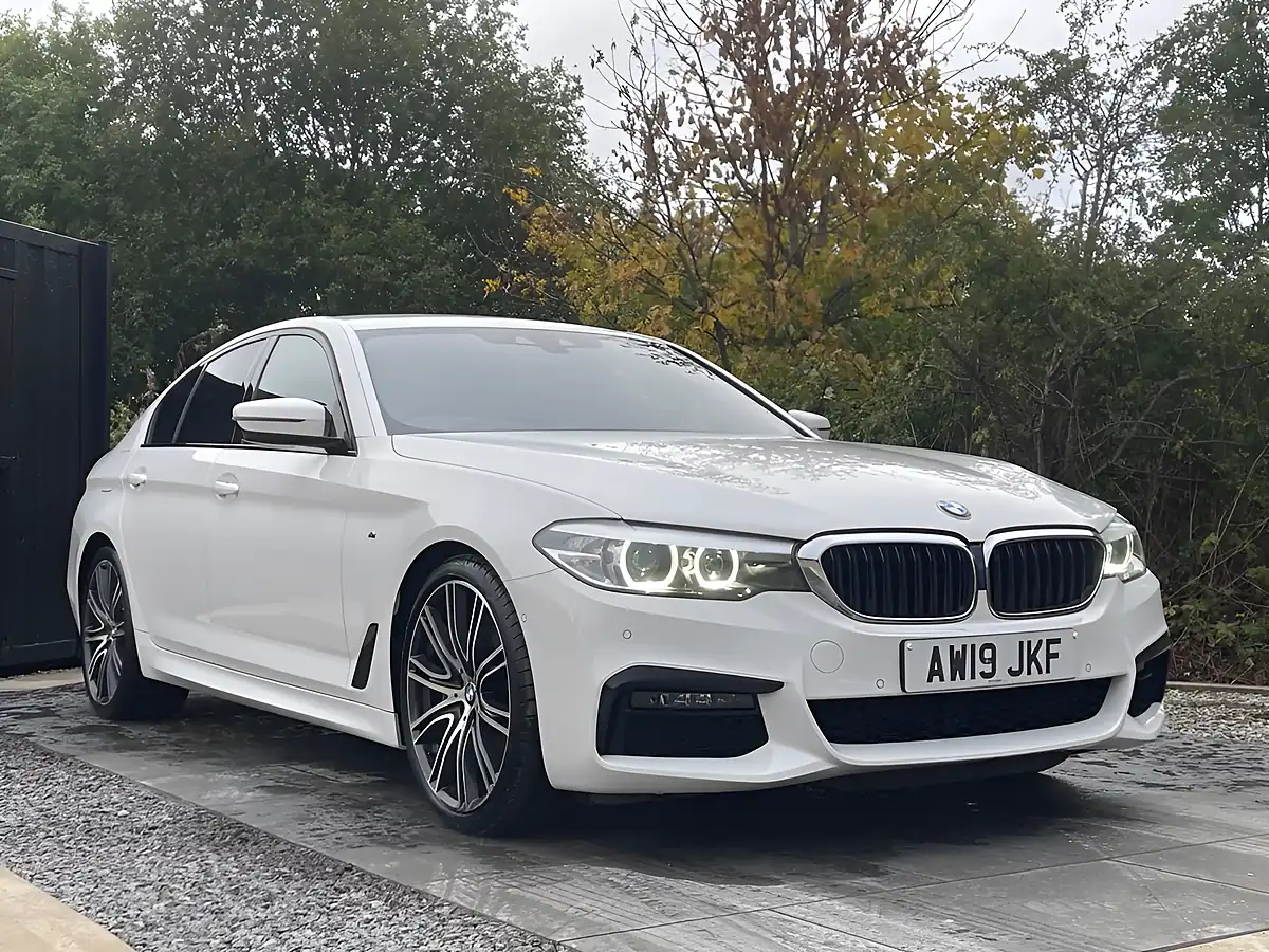 Used 2019 BMW 5 Series M Sport White - Interior and Exterior details 14
