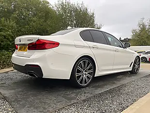 Used 2019 BMW 5 Series M Sport White - Interior and Exterior details 16