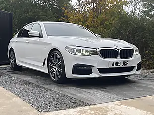 Used 2019 BMW 5 Series M Sport White - Interior and Exterior details 4