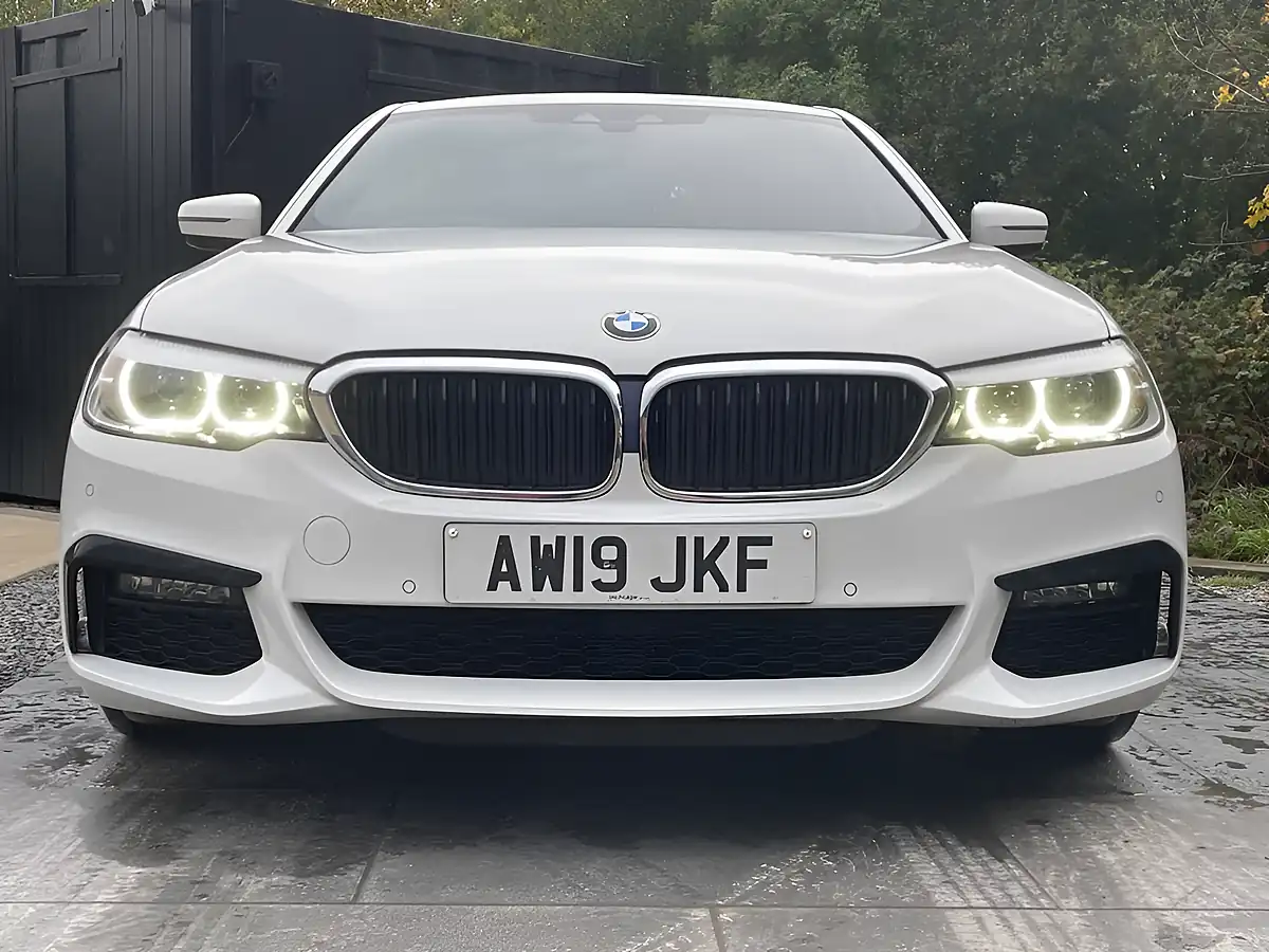Used 2019 BMW 5 Series M Sport White - Interior and Exterior details 8