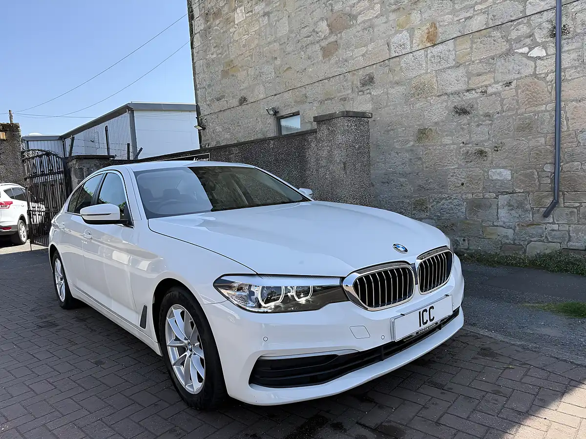Used 2019 BMW 5 Series Se White - Interior and Exterior details 12