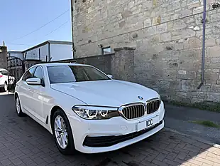 Used 2019 BMW 5 Series Se White - Interior and Exterior details 16