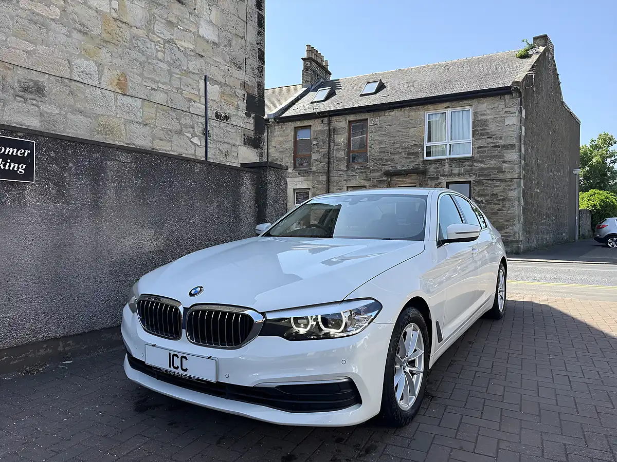Used 2019 BMW 5 Series Se White - Interior and Exterior details 3