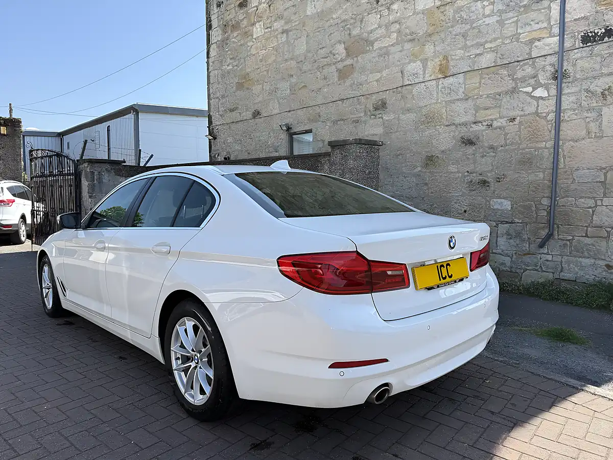 Used 2019 BMW 5 Series Se White - Interior and Exterior details 4