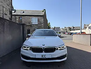 Used 2019 BMW 5 Series Se White - Interior and Exterior details 5