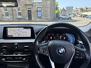 Used 2019 BMW 5 Series Se White - Interior and Exterior details 7