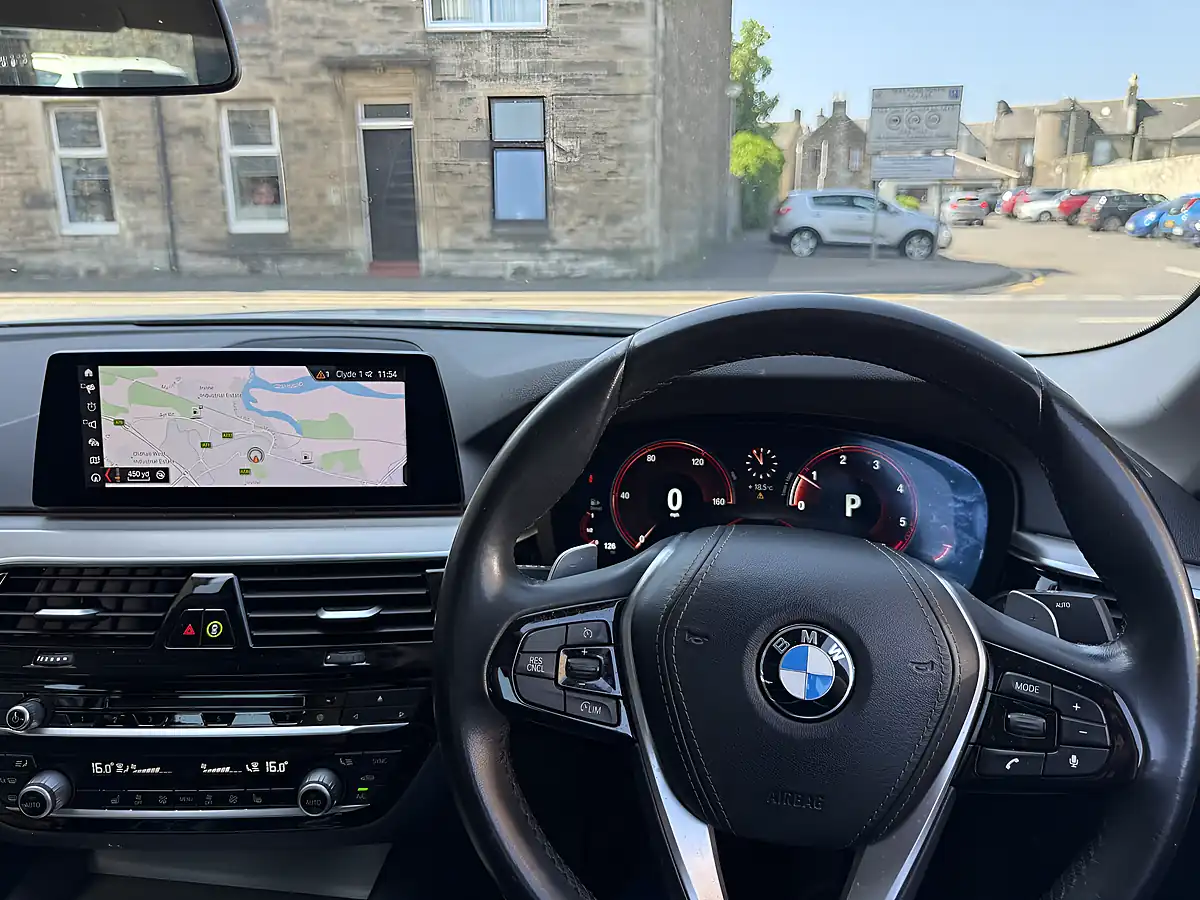 Used 2019 BMW 5 Series Se White - Interior and Exterior details 7