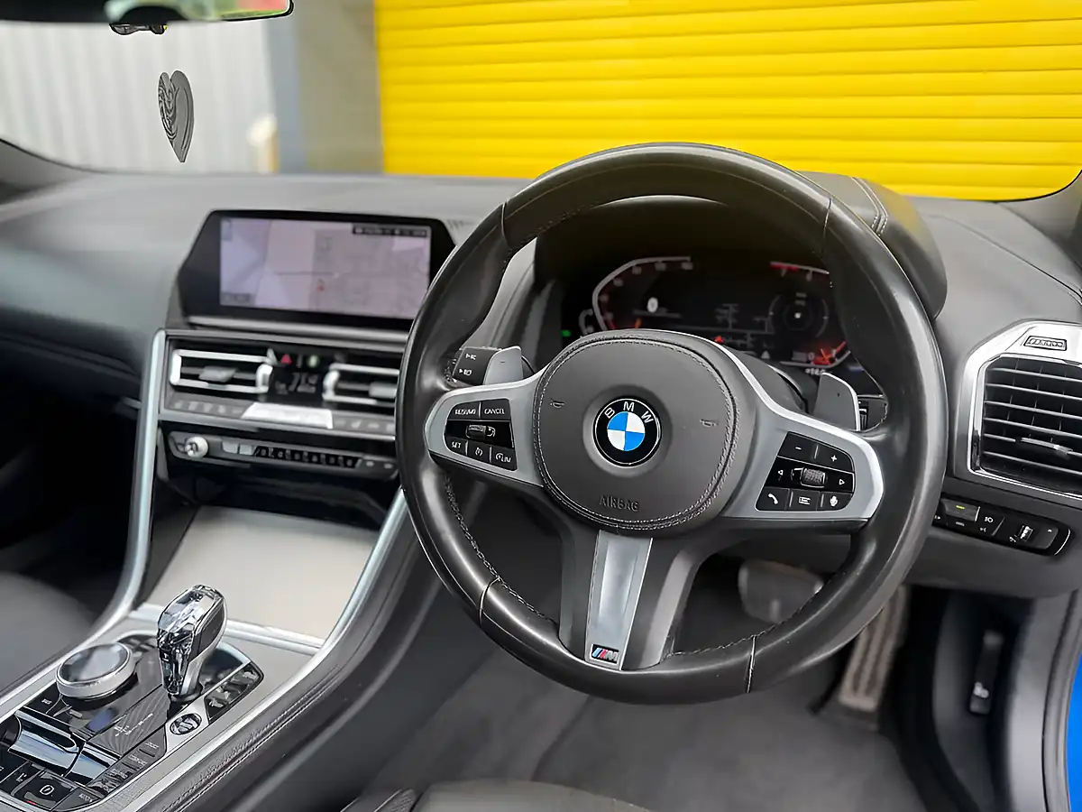 Used 2019 BMW 8 Series M Sport Sonic Speed Blue - Interior and Exterior details 10