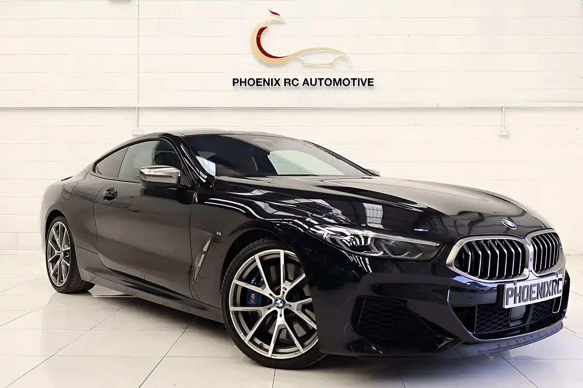 Used 2019 BMW 8 Series M850i Carbon Black - Front View