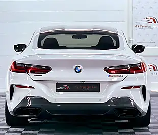 Used 2019 BMW 8 Series M850i Mineral White - Interior and Exterior details 12