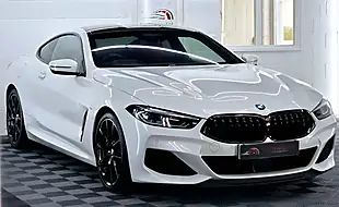Used 2019 BMW 8 Series M850i Mineral White - Interior and Exterior details 2