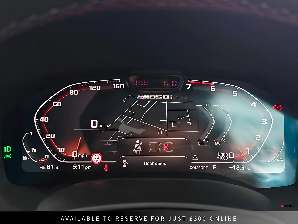 Used 2019 BMW 8 Series M850i Xdrive Black - Interior and Exterior details 15