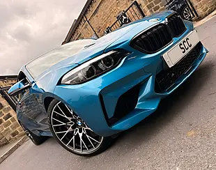 Used 2019 BMW M2 Competition Long Beach Blue - Interior and Exterior details 5
