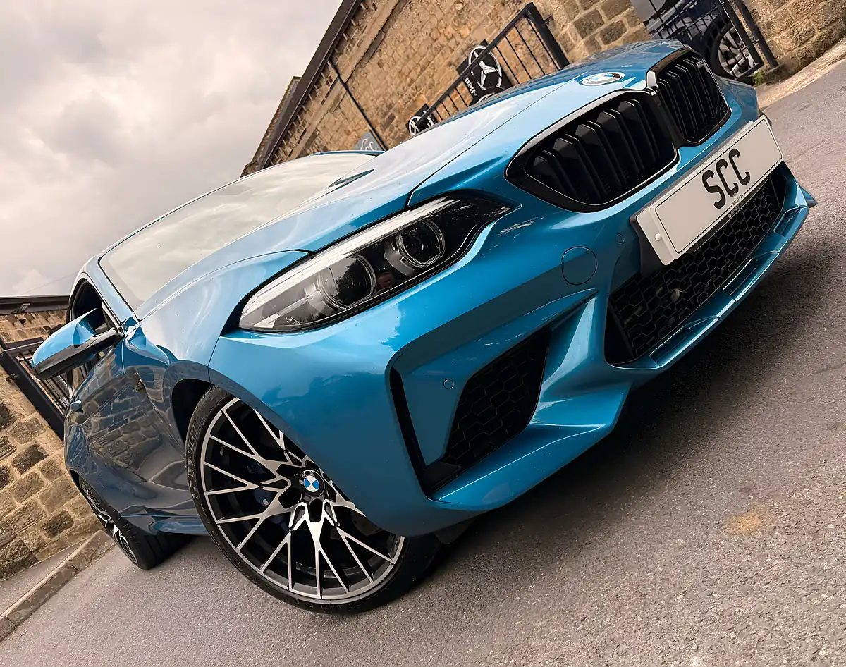 Used 2019 BMW M2 Competition Long Beach Blue - Interior and Exterior details 5