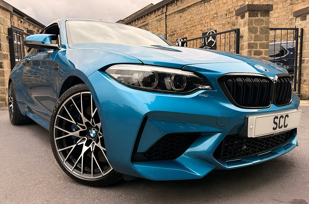 Used 2019 BMW M2 Competition Long Beach Blue - Interior and Exterior details 6