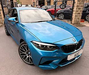 Used 2019 BMW M2 Competition Long Beach Blue - Interior and Exterior details 7