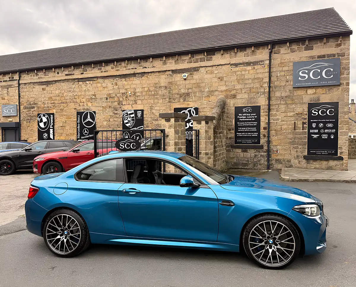 Used 2019 BMW M2 Competition Long Beach Blue - Interior and Exterior details 8