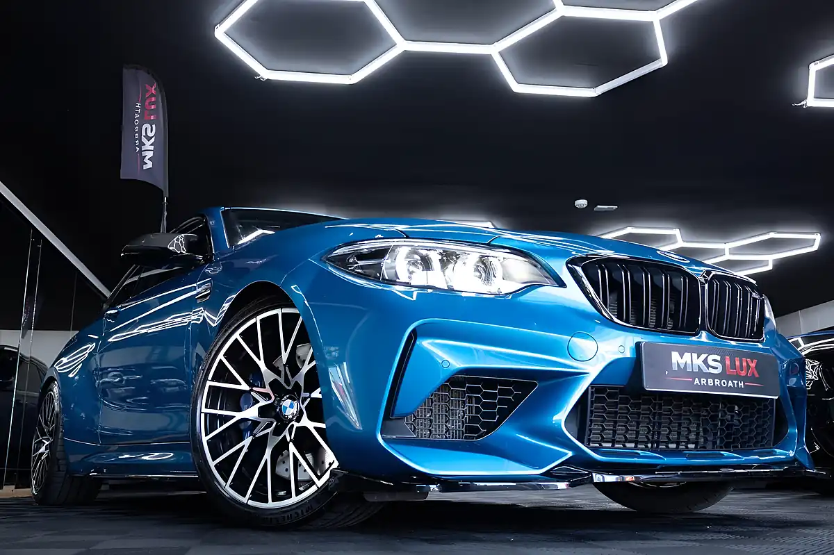 Used 2019 BMW M2 Competition Long Beach Blue - Front View